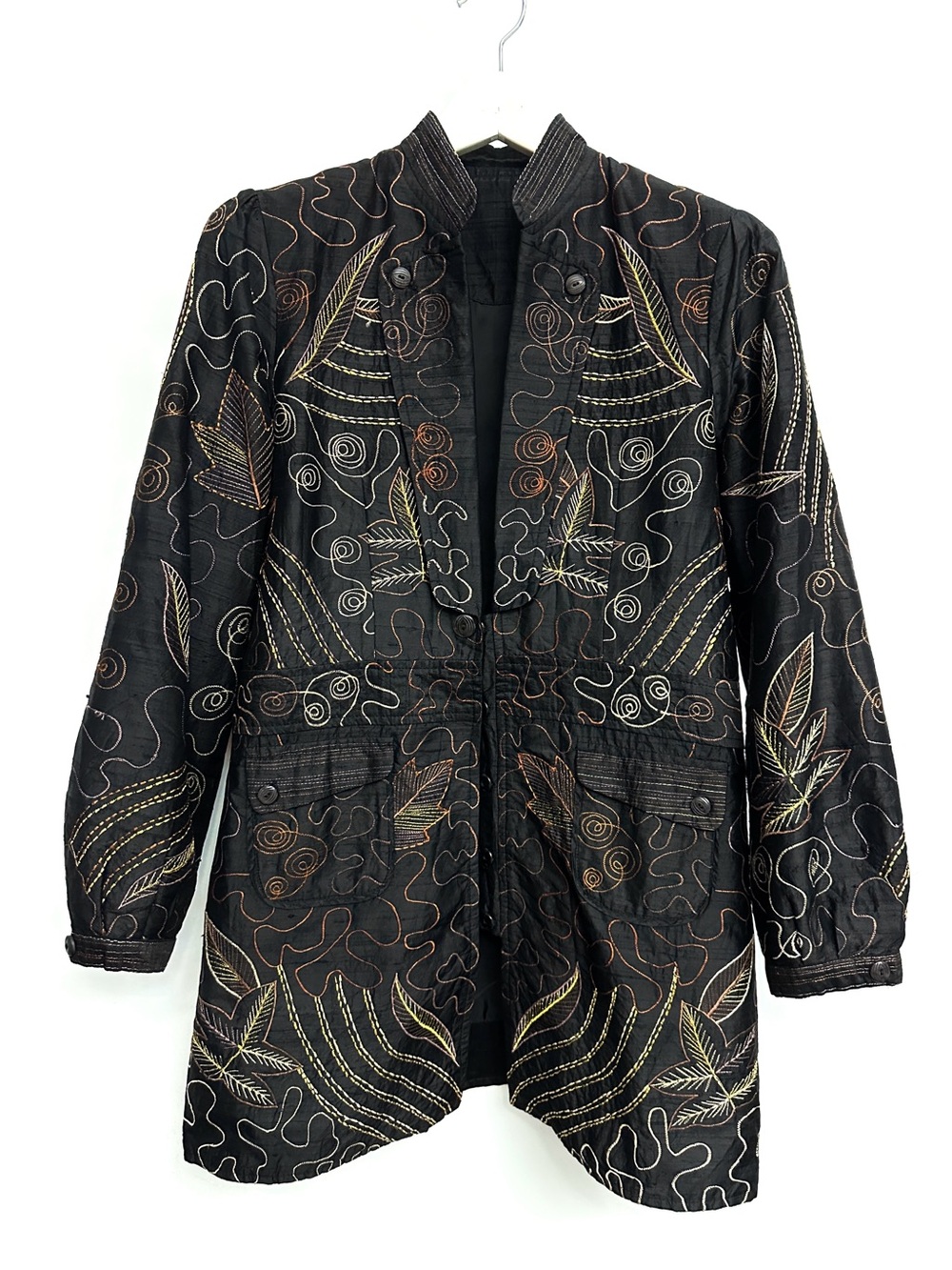 SILK•Hand Embroidered - Made in Nepal